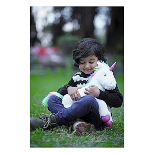 Plushland Fluffy Plush Rainbow Unicorn Stuffed Animal Toy 14 Inches - Cuddly Autism Adhd Soft Magical Gifts Present Birthday Love Girlfriend Pal Buddies Friendship (New Rainbow Unicorn) #TOP3