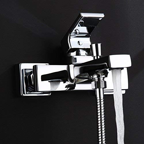 Robinet de baignoire carré pour salle de bain rétro et douche eau chaude