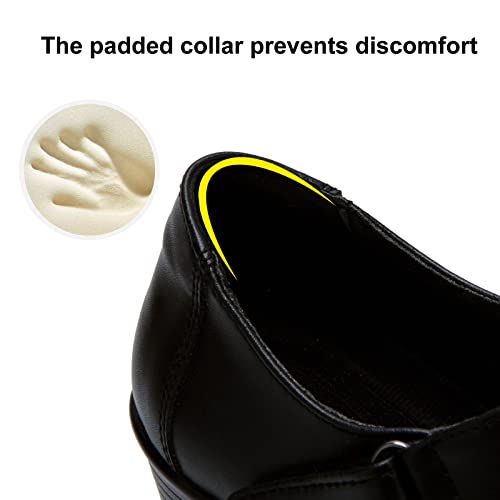 UZB Mary Jane Shoes Women Pumps Leather Heels Casual Work Dress Shoes3