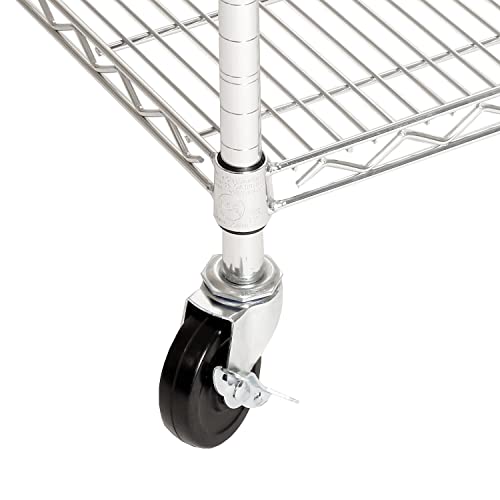 image for Seville Classics UltraDurable Heavy Duty NSF Solid Steel Wire Rack Sto