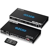 HDMI Matrix 4x2 4K60 4:4:4 HDR Dolby Vision Atmos SPDIF 5.1CH Audio Extractor - HDMI Scaler 4K 10...