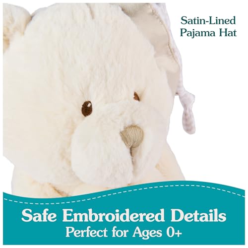 GUND Animated Goodnight Prayer Bear, Spiritual Plush Teddy Bear, Sensory Toy Stuffed Animal for Ages 0 and Up, Cream, 11" - image 6