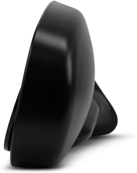 For Dodge Ram 1500 1998 1999 2000 2001 Door Mirror Passenger Side | Power | Heated | Manual Folding | Textured Black | Full Size | Replacement For 55076488AB | 55076488AG | CH1321168