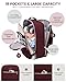 LOVEVOOK Large Travel Backpack for Women & Men, 40L Carry on Backpack for Airplanes, TSA Personal Item Travel Bag fits 17