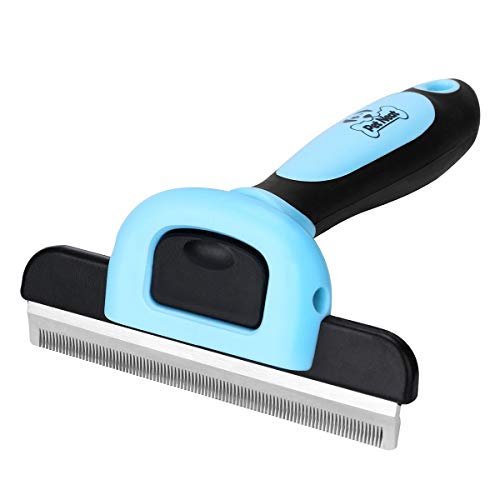 Pet Grooming Brush Effectively Reduces Shedding by up to 95% Professional Deshedding Tool for Dogs and Cats (Set of Two)