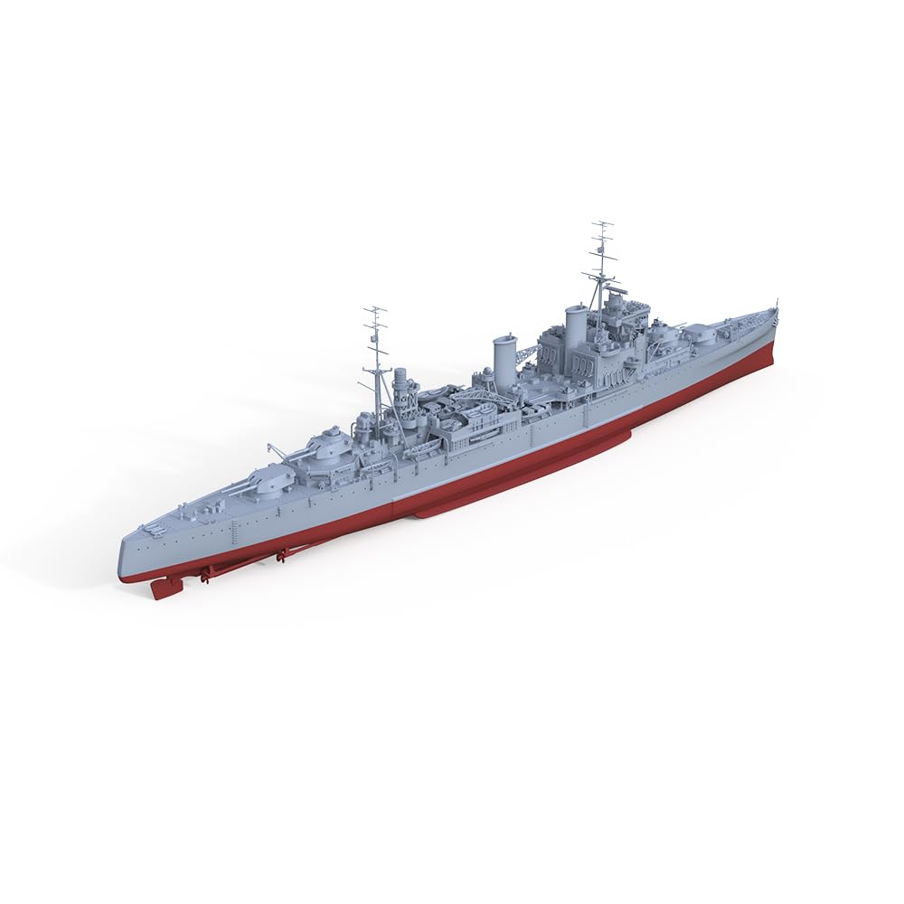 MRY-SFW SSC300562S-A 1/300 zestaw do budowy modelu wojskowego HMS London Cruiser 1945 pełny kadłub
