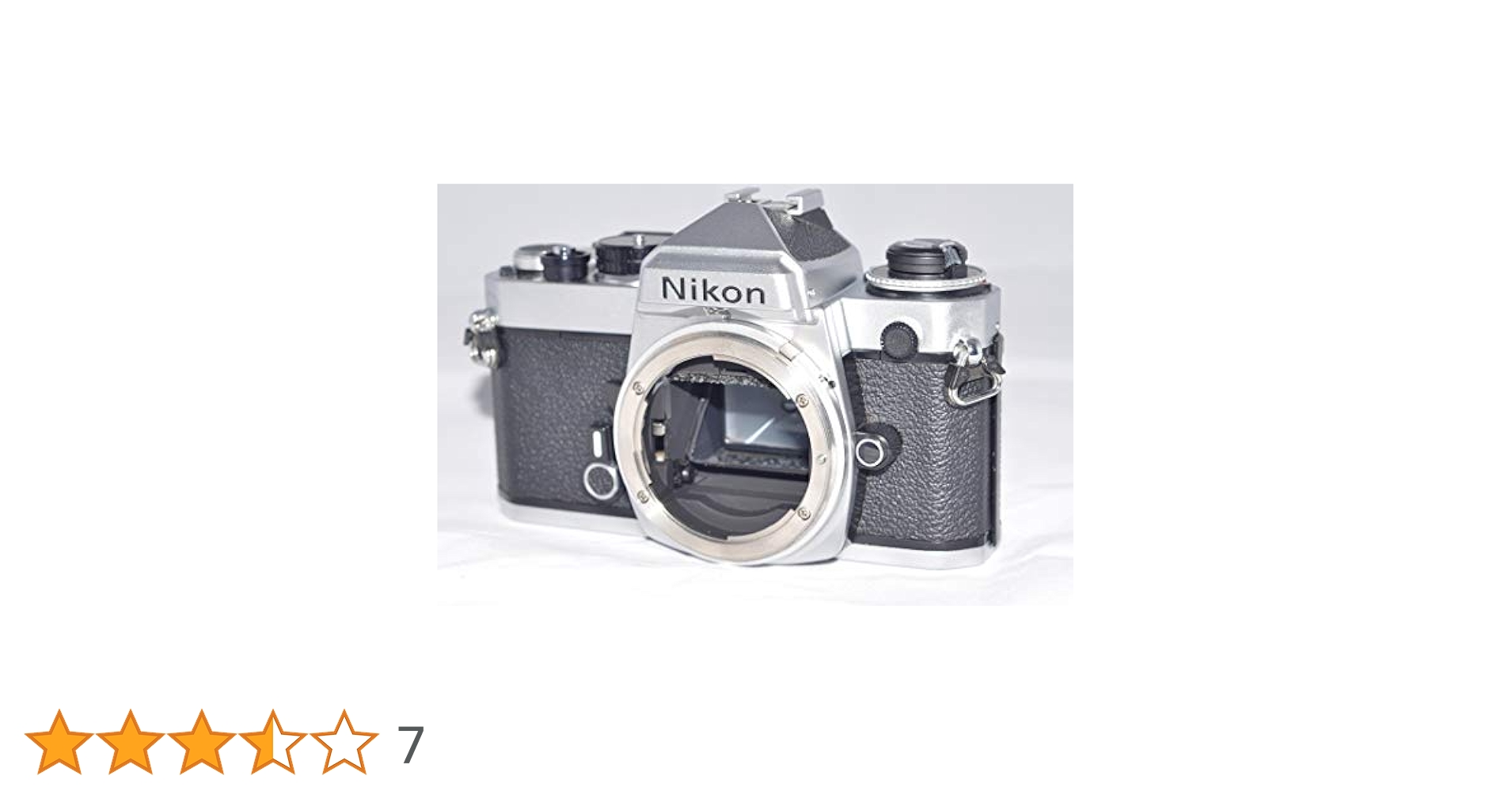 NIKON ニコン FE シルバーボディ レンズ35mm/1:2 レンズ付き NIKON ニコン FE シルバーボディ レンズ35mm/1:2 レンズ付き