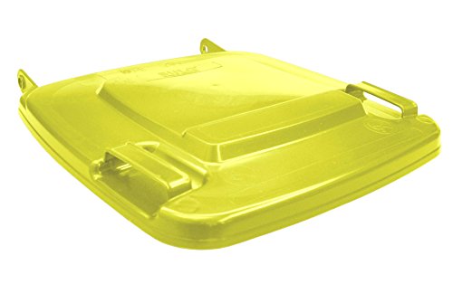 Couvercle SULO MGB 120 L jaune robuste en plastique injecté haute densité