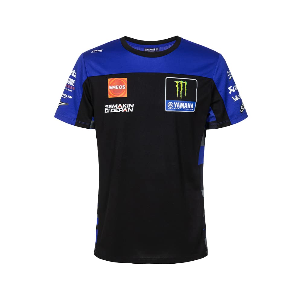 VR46 Replica Team Yamaha Monster T-Shirt Hombre (Pack de 1)