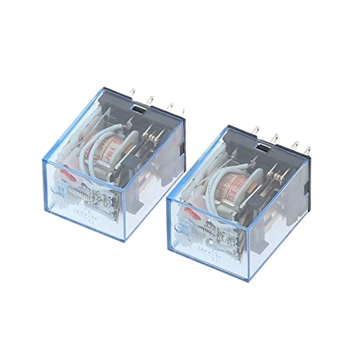Relé electromagnético HH54P de alta sensibilidad AC12V con indicadores led de activación 4