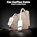 2Pack USB A to USB C Cable for iPhone 15/16/17 All Series, Type-C Car Charger 3A Fast Charging & 480Mbps Speed for iPad, Samsung Galaxy, Tablets, Laptops (White-3FT)