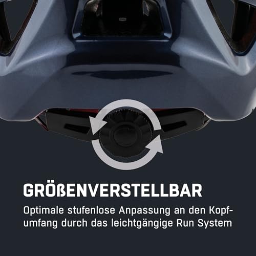 ALPINA PICO Kinderfahrradhelm, True Blue Gloss, 50-55 cm – Ansicht 5