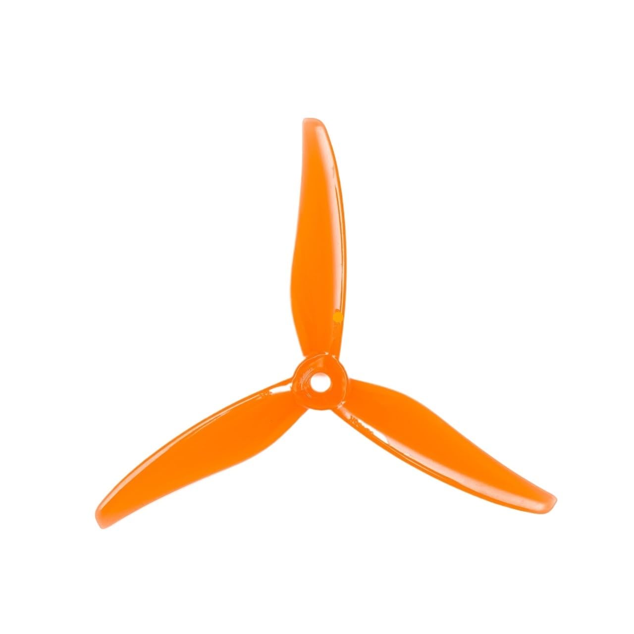 4 szt./2 pary forGemfan 51466 5 cali 3 ostrza/tri-łopatkowe śmigła rekwizyty CW CCW bezszczotkowy silnik FPV śmigło(4Pcs Tiger Orange)
