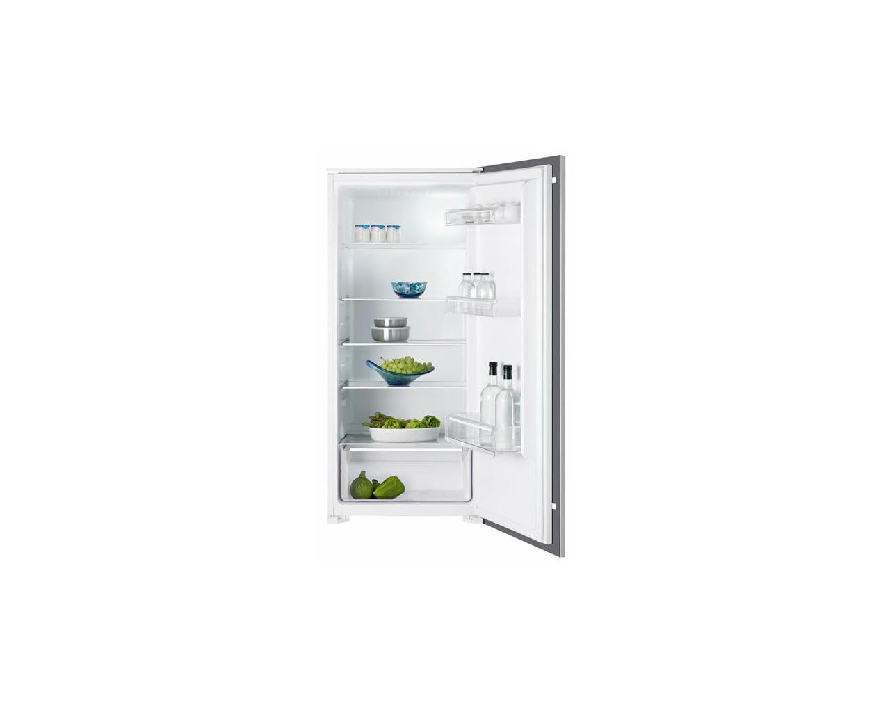 BRANDT 1 porte - 199 L Tt utile - Froid statique - Régul électr. - Eclairage LED - Niche H 122,5 cm - Glissières