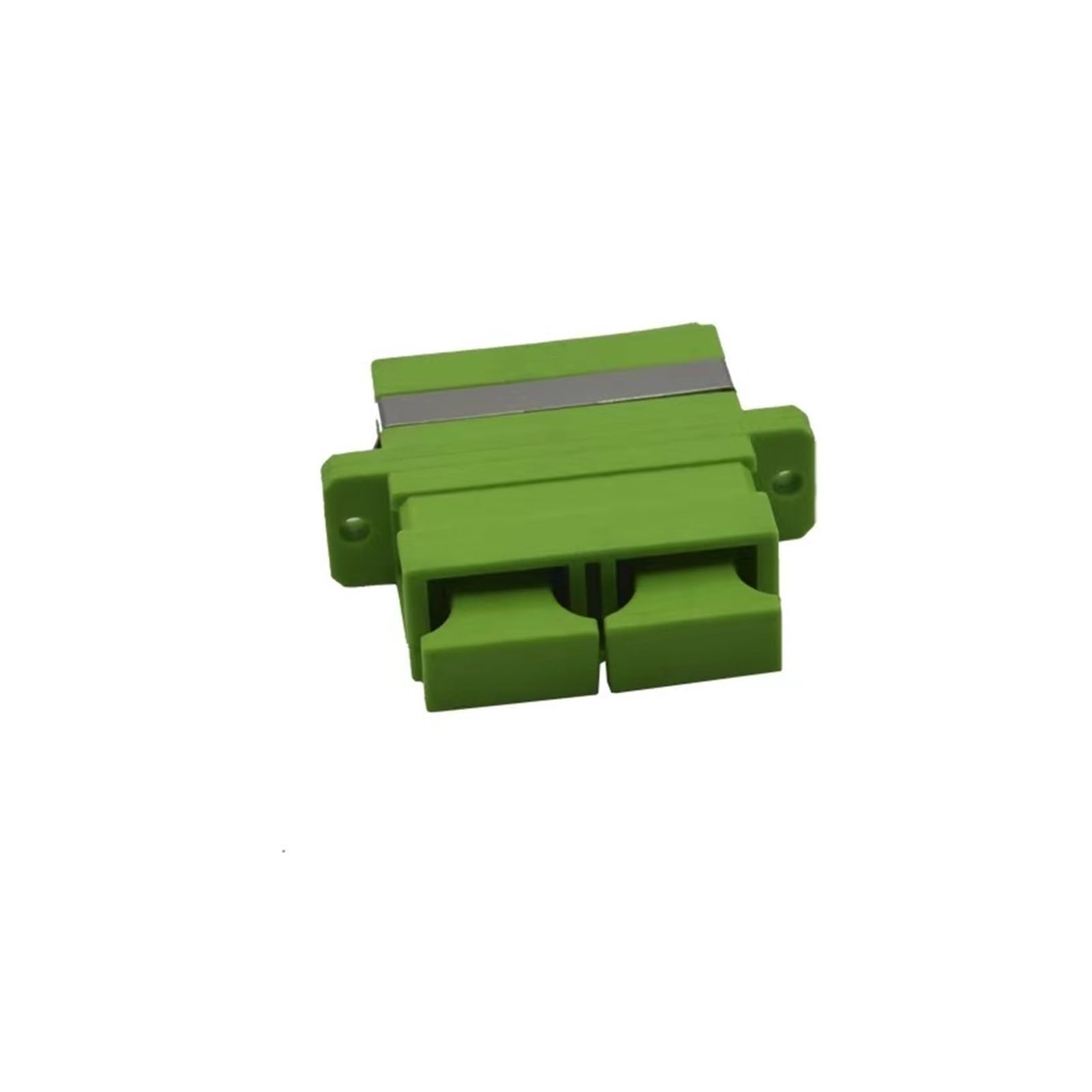 Adaptateur SCA Duplex 50 pièces Vert SC Fibre Optique Monomode Bride Coupleur Connecteur Cavalier