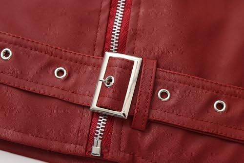 Image of Fashion Mens Faux Leather PU Biker Punk Vest Zippers Slim Fit Male Sleeveless Waistcoat For Men