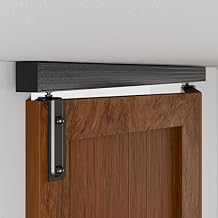 40"/3.3FT Box Rail Hardware Bifold Sliding Barn Door Hardware Track,Ceiling Mount Kit,Fit Max. 38" Total Wide Single Door Door Not Included 3.3FT/40