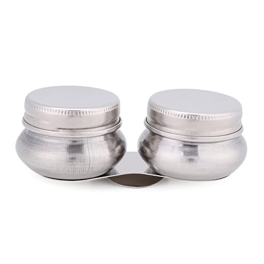 Copa de Paleta Doble Copa con Clips para Tablero de Dibujo Copa de Acero Inoxidable de Pintura