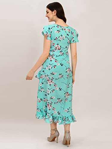 Image of QIQI Women's Crepe A-Line Maxi Casual Dress