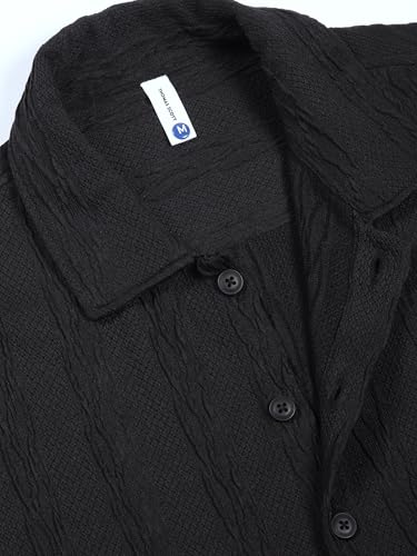 Image of Thomas Scott Men Polyester Blend Solid Oversized Fit Shirt