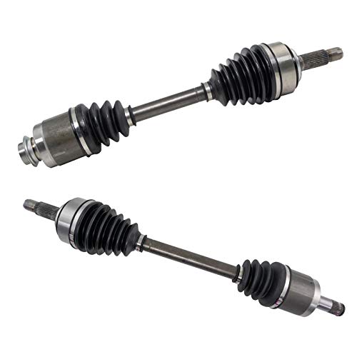 Image of TRQ Front Driver Side and Passenger Side CV Axle Assembly Set 2 Piece for 2004-2008 Acura TSX