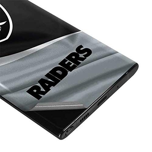Skinit Decal Phone Skin Compatible with Samsung Galaxy Note 10 Plus - Officially Licensed NFL Las Vegas Raiders Design