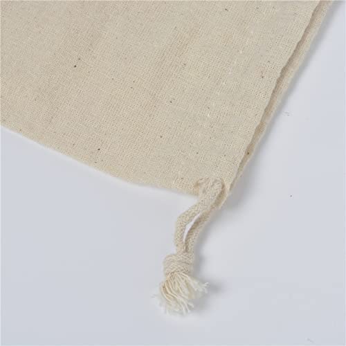Lot De Sacs De Rangement En Coton Naturel 130g - 10 à 1000 Pièces, écologique, Pour Cadeaux Ou Stockage