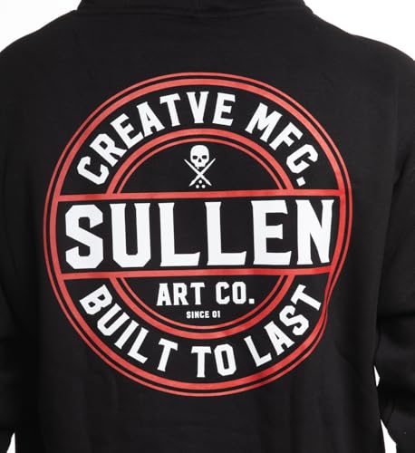 Sullen Men's Creative Corp Tattoo Lifestyle Graphic Long Sleeve Pullover Hooded Fleece Sweatshirt2