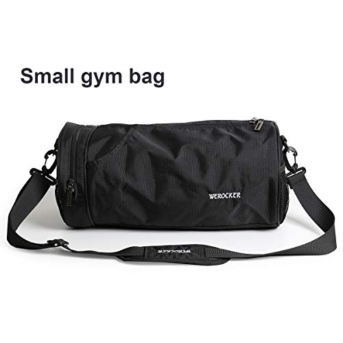 Sports Gym Bag for Men and Women Workout Bags Mens Gym Bag Black, Small