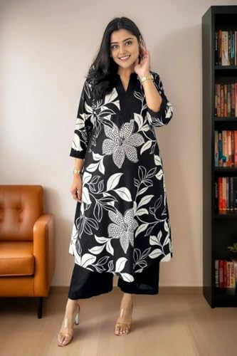 Image of Fashion Basket Wedani Cotton Printed Kurta Set for Women