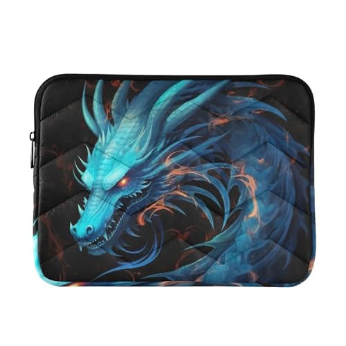 Funda para portátil Dragon Blue 13-14 pulgadas