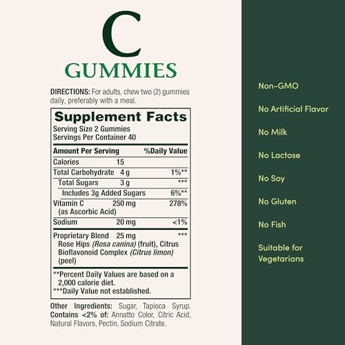 Nature's Bounty Vitamin C, Orange, 80 Count (Pack of 2) - image 5