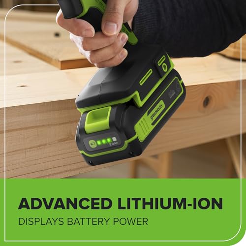 Image of Greenworks 40V 2.0Ah Lithium-Ion High-Power Battery(Genuine Greenworks Battery / 75+ Compatible Tools)