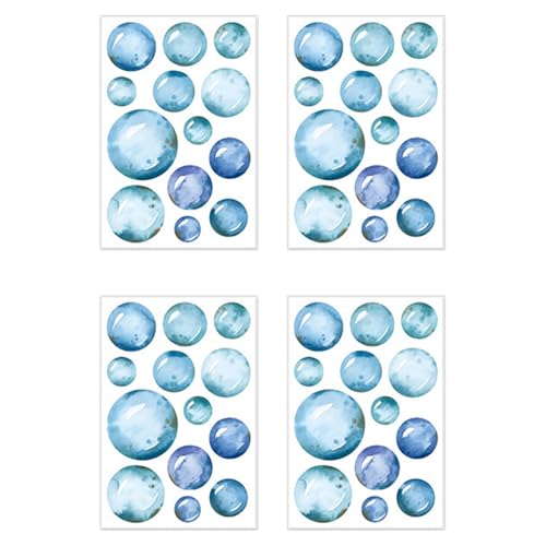 4 Stück Fliesenaufkleber Bad,Wandtattoo Badezimmer Wasserfest,Aufkleber Fliesen Badezimmer,Wandsticker Für Kinderzimmer Schlafzimmer Jungen Mädchen Dekoration
