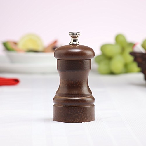 Chef Specialties 4 Inch Capstan Pepper Mill-Walnut #TOP26