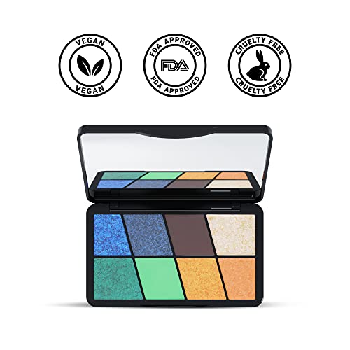Image of RENEE Eyeshadow Palette, Long Lasting, High Pigmented Multicolor Eye Makeup with Mattes & Shimmers, Party Hour 16gm