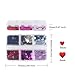 Chunky Glitter for Valentine’s Day Heart Glitter Confetti Nail Charms Laser Red Pink Holographic Sequins Stickers Sparkle for DIY Crafts Nail Art Decoration Party Face Body Make Up Resin