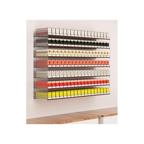 Présentoir à cigarettes mural en acrylique premium pour vitrine de magasin de cigares