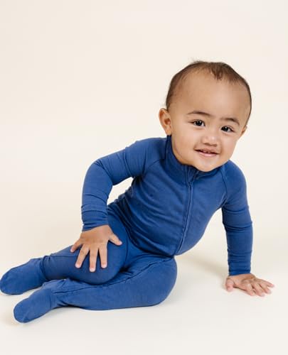 Lark Baby & Toddler Ultimate Zip Footie Pajamas | Bamboo Viscose + Cotton Blend2