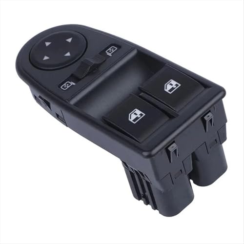 Bouton de lève-vitre électrique Lada mécanisme fluide et précis commande noire 12V