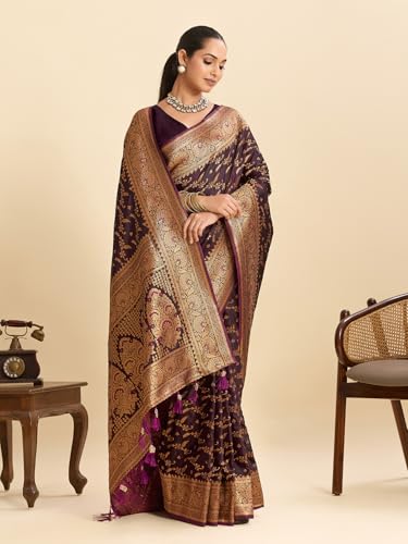 Plothah: banarasi silk saree in soft silk – image 3