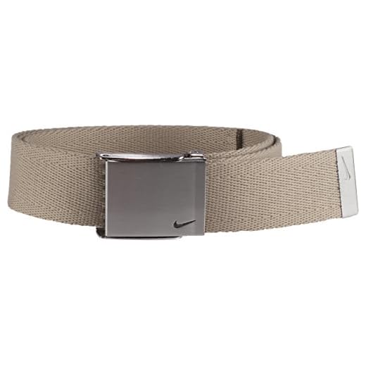Golf Belts - Fashionable Belts To Match Golf Attire | Golf Accessories Nike Men's Swoosh Web Belt, Khaki, One Size