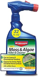 BioAdvanced 2-In-1 Moss and Algae Killer and Cleaner, Ready-to-Spray, 32 oz