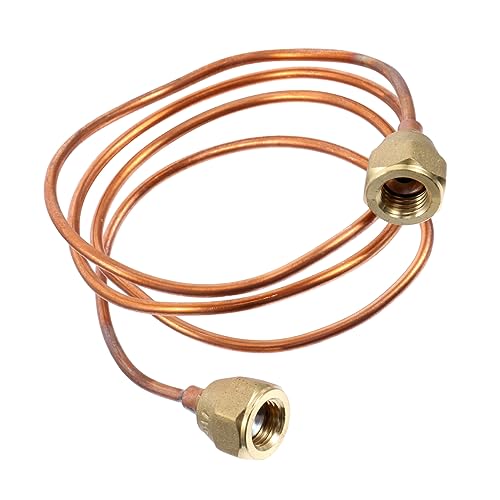 DOITOOL Refrigeration Tubing for Refrigerator Maintenance Sturdy Copper Coils Thickened Brass Precision Threads Easy to Use