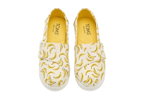 Image of TOMS, Girls, Alpargata (Little Kid /Big Kid), Yellow, 5 Medium, Big Kid