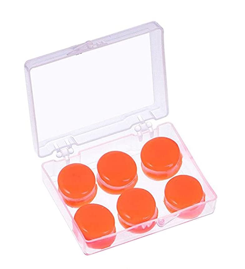 AUGEN Reusable Soft Silicone Earplugs Waterproof Moldable Earplugs Noise Reduction Ear Plugs for Sleeping, Swimming, Travel, Studying, Working, 3 Pairs with Storage Box (Orange) (B0BJ99XCM5) Amazon Price History, Amazon Price Tracker