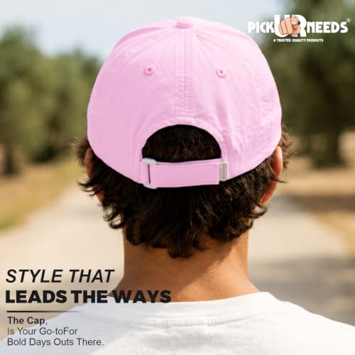 Image of Pick Ur Needs Unisex Sports Baseball Cap Breathable Quick-Dry Summer Cap with Adjustable Strap