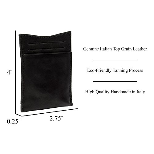 Tony Perotti Mens Minimalist Front Pocket Money Clip Wallet & Card Holder Italian Leather3