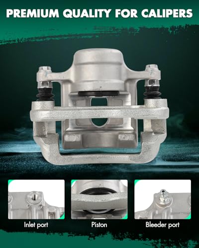 Image of SCITOO Rear Driver Side Disc Brake Caliper 19B3203A Compatible For Hyundai For Entourage 2007-2010,For Kia For Sedona 2007-2012 2014,With Bracket 1PC