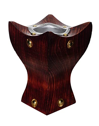 Image of Wooden Incense Burner and dhoop dani /Dhoop Dani Incense Burner Kapoor dani Stand Kapoor Vaporizer Kapoor dani